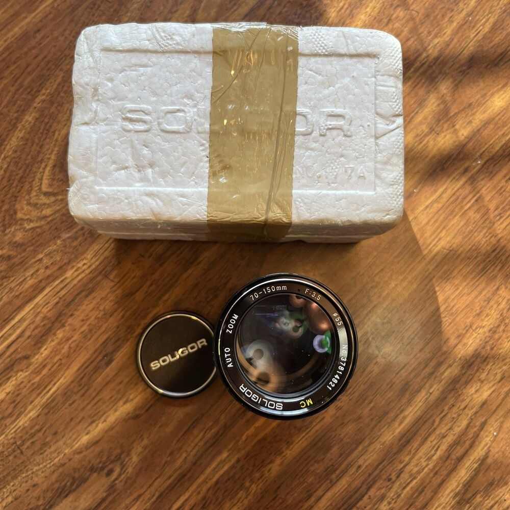 Camera Telephoto Zoom Lens Soligor Auto Zoom 70-150mm F:3.5  MC